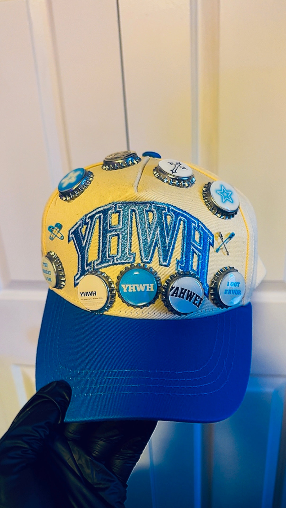 YHWH — Khaki & Sky Blue